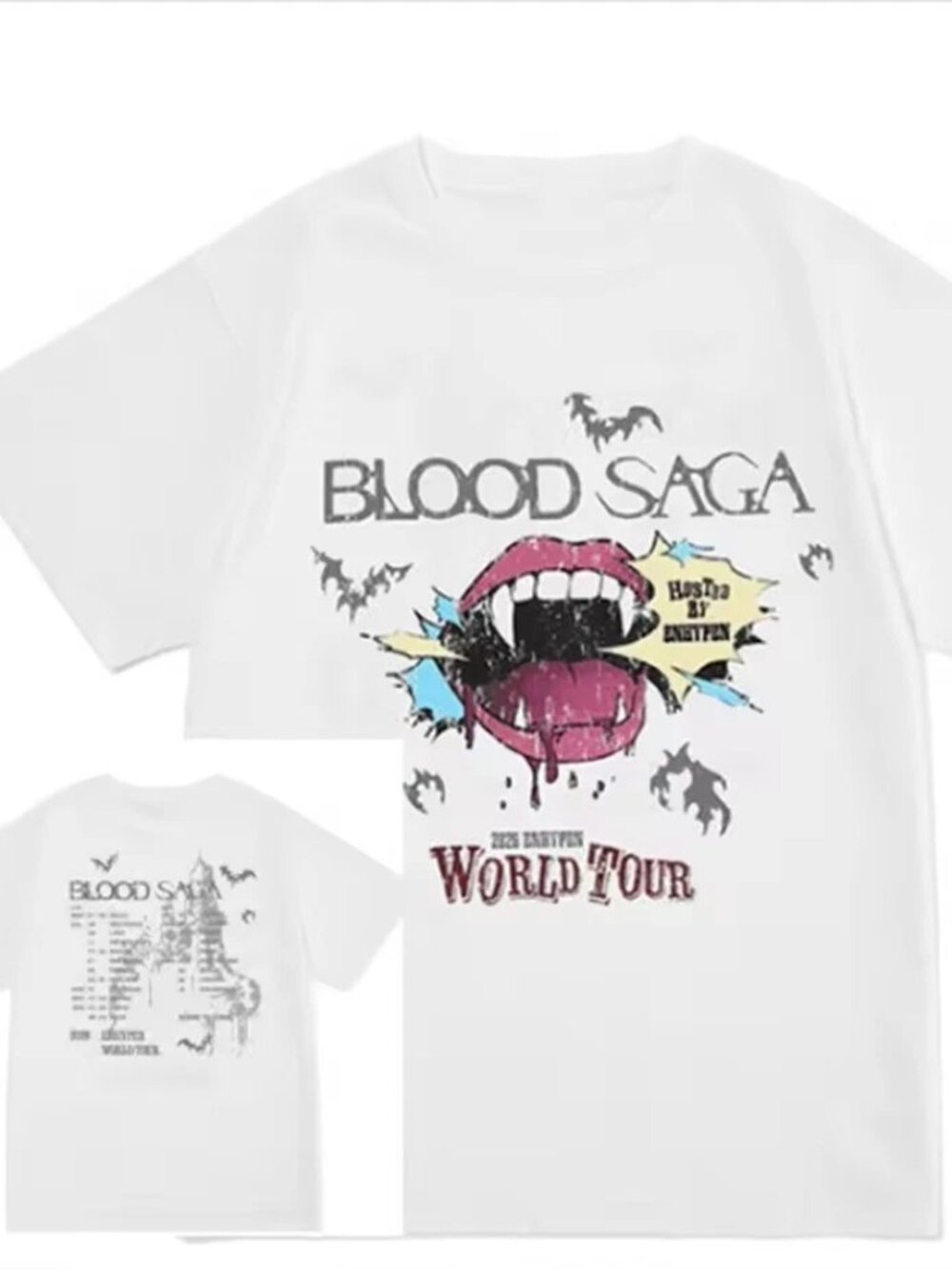 Summer Unisex T-shirts 2026 Blood Saga World Tour Shirt